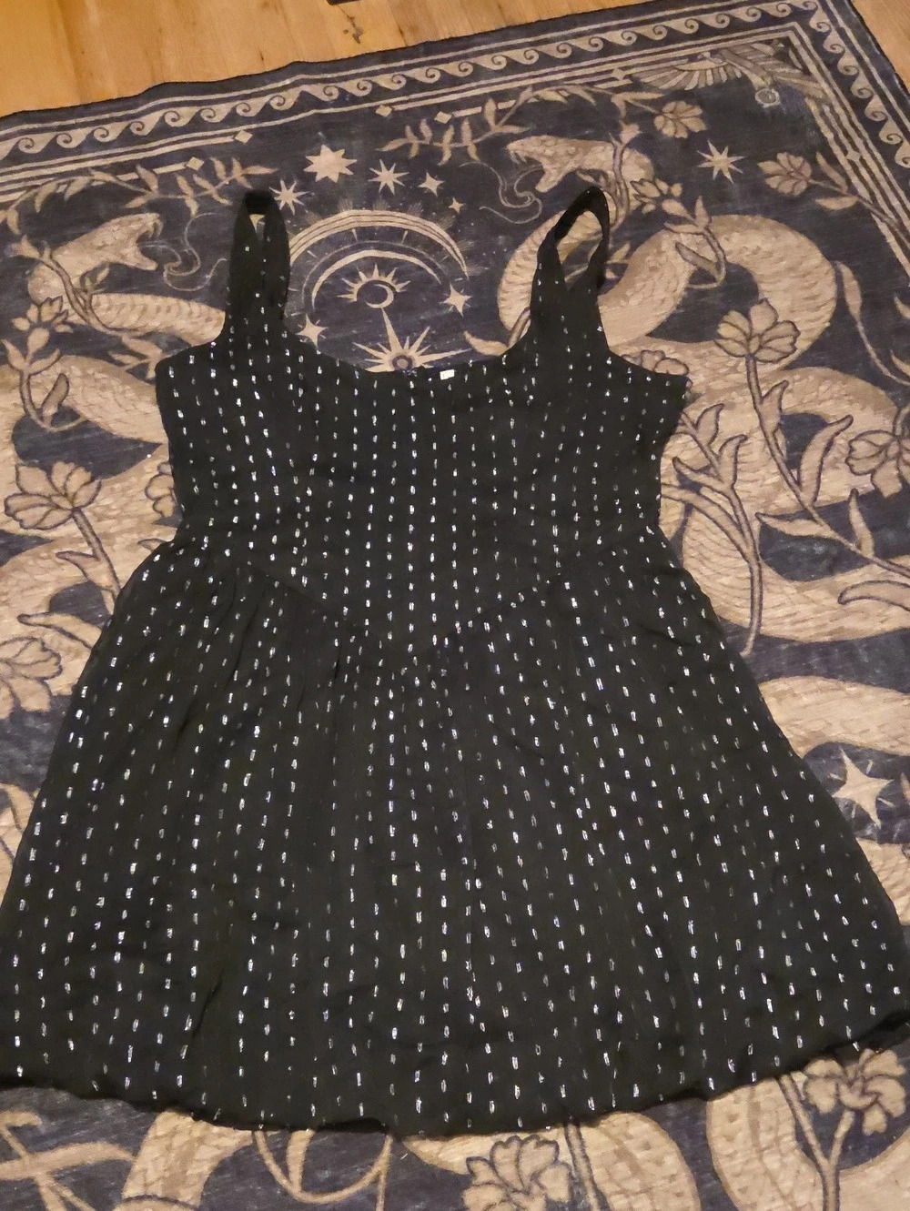American Eagle Outfitters Sequin Mini Dress in Black Size Large NWT